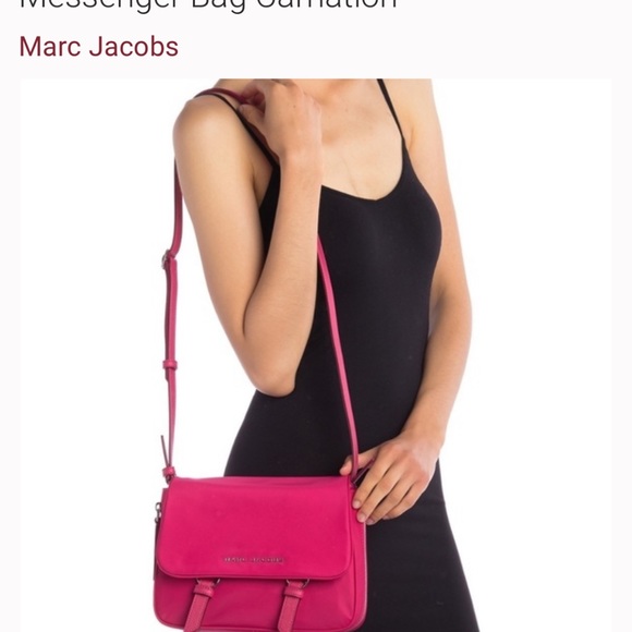 Marc Jacobs Zip that Mini Messenger Bag in Carnation crossbody - Picture 3 of 9